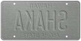 Novelty Vintage License Plate - Shaka