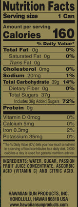 Hawaiian Sun Drink - Lilikoi Passion (24 Pack)  **Limit 2 cases per purchase transaction**