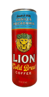 Lion Coffee Cold Brew Coffee - Vanilla Macadamia 11 oz