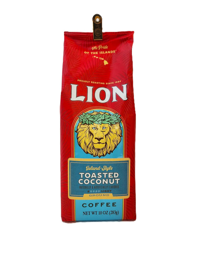 Lion Toasted Coconut Ground Coffee 10 oz