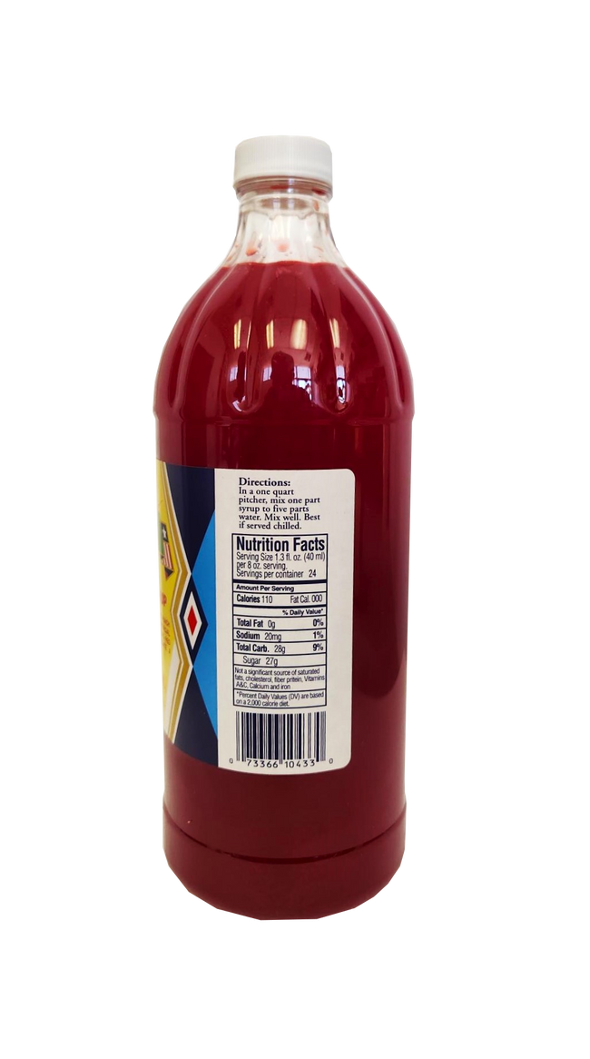 Malolo Fruit Punch Syrup 32 oz