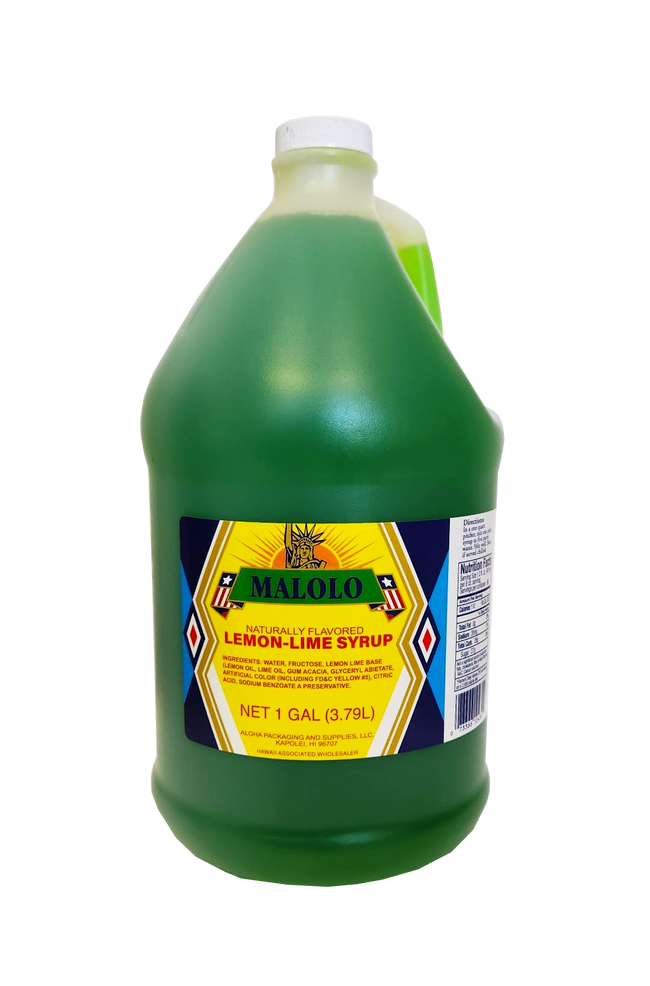 Malolo Lemon-Lime Syrup 1 Gallon