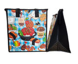 Tropical Paper Garden Hawaiian Hot/Cold Reusable Medium Bag - MASHUP PALAKA BLUE MED