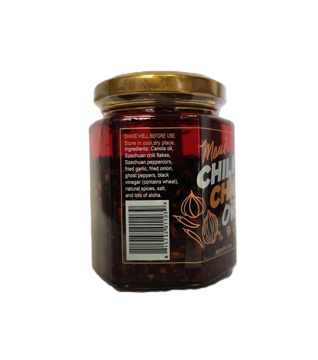 Maui Chili Chili Oil 6oz. - Medium Kine Spicy Chili Oil