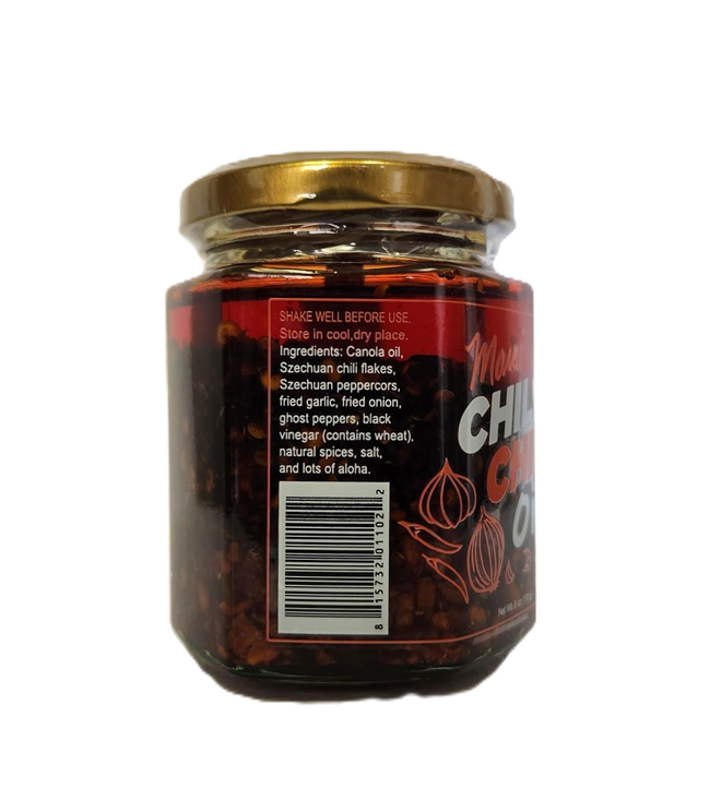 Maui Chili Chili Oil 6oz. - Spicy Kine Spicy Chili Oil