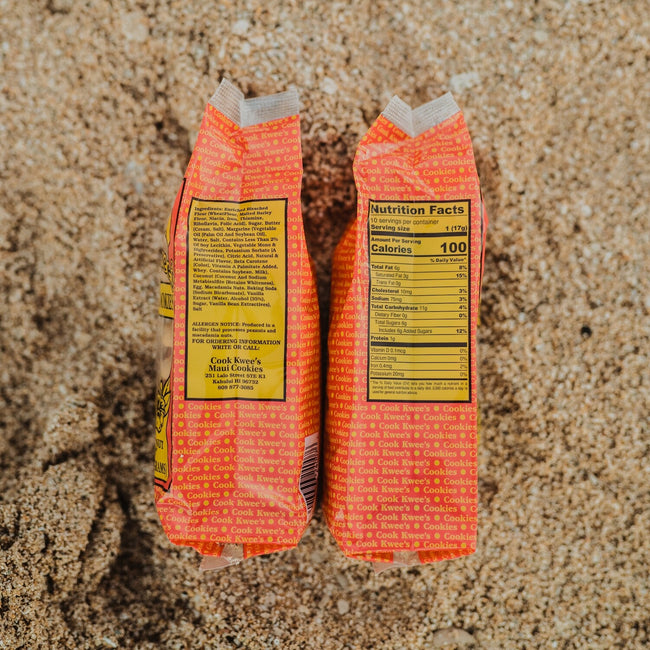 CookKwees Maui Cookies Coconut Macadamia Nut 6oz.