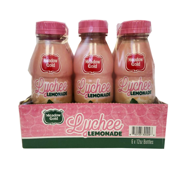 Meadow Gold Lychee Lemonade Drink 6-pack 12oz.