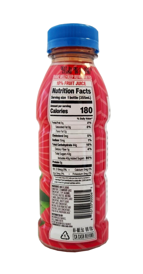 Meadow Gold Strawberry Guava Nectar Drink 12oz.