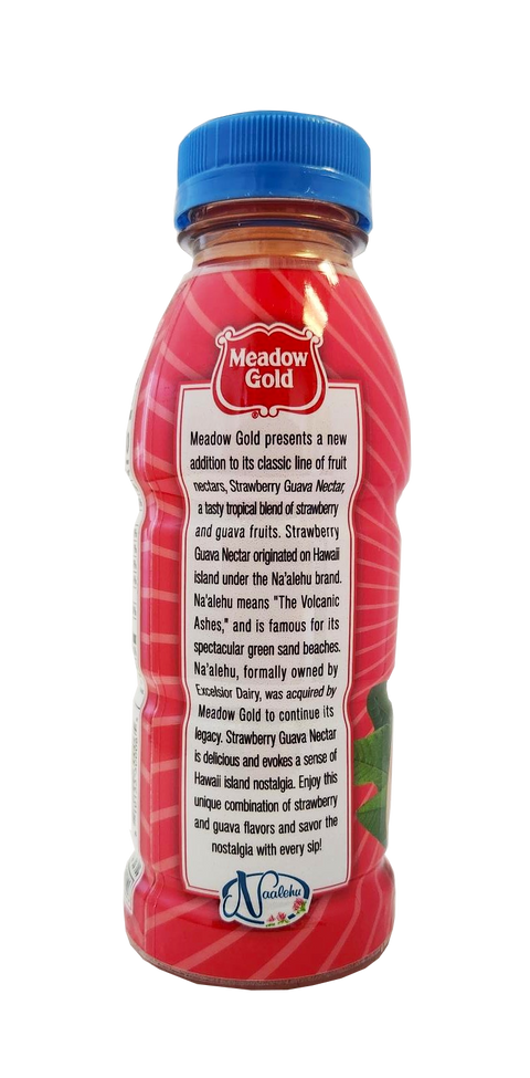 Meadow Gold Strawberry Guava Nectar Drink 12oz.