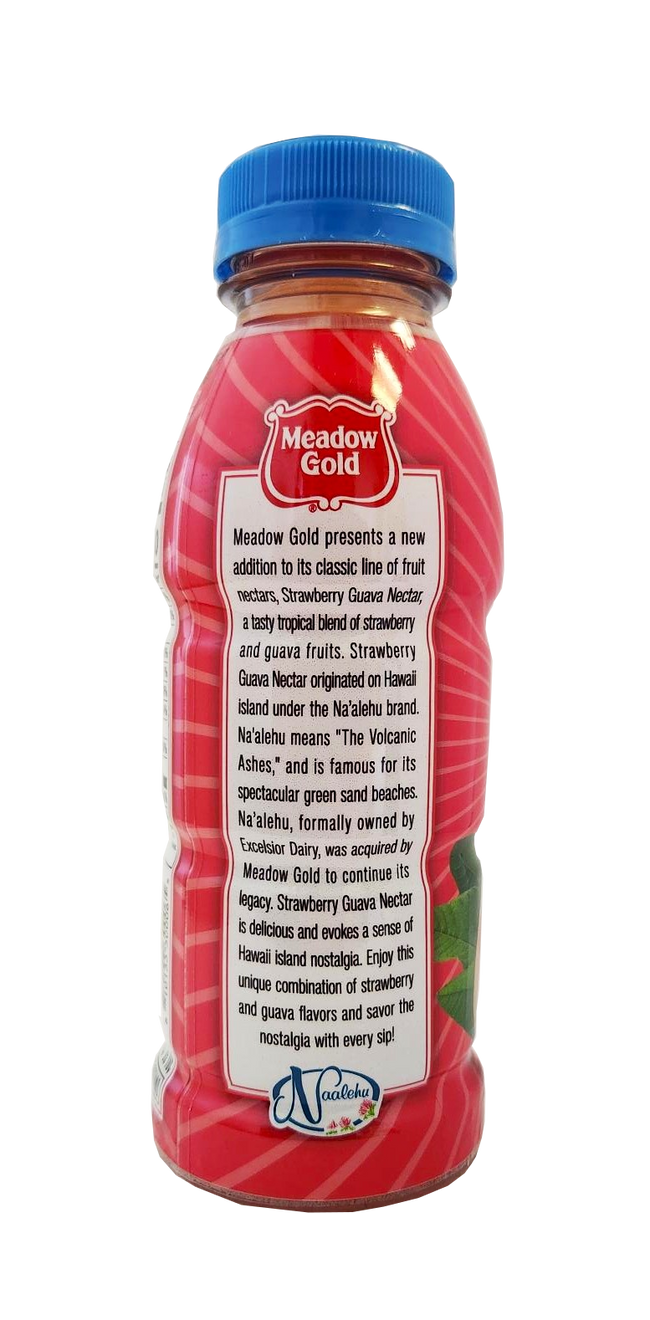 Meadow Gold Strawberry Guava Nectar Drink 12oz.