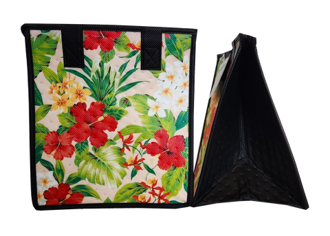 Tropical Paper Garden Hawaiian Hot/Cold Reusable Small Bag - MEMORY CREAM PET