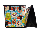 Tropical Paper Garden Hawaiian Hot/Cold Reusable Medium Bag - MUSUBI & MORE PALAKA TURQ MED