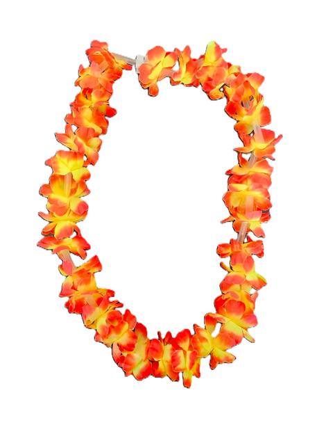 Silk Lei - Orange