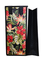 Tropical Paper Garden Reusable Hot/Cold Single Wine Bag- PUA BLACK