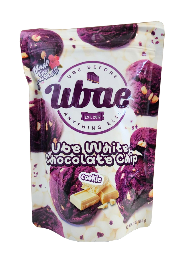 Ubae Ube White Chocolate Chip Cookie 7.6oz.