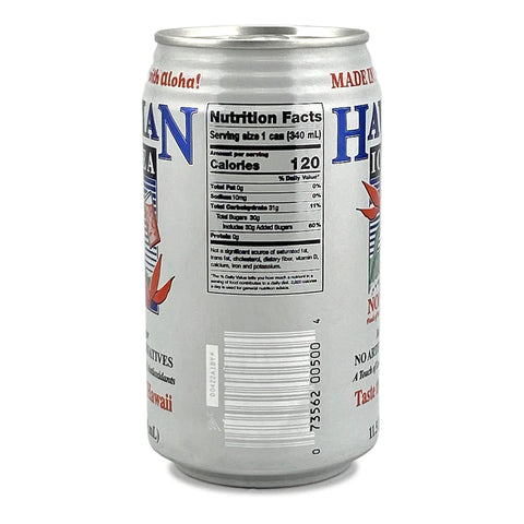 NOH Hawaiian Iced Tea Can Drinks 24/11.5oz (SOLD IN CASES ONLY)