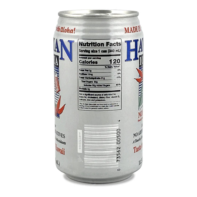 NOH Hawaiian Iced Tea Can Drinks 24/11.5oz (SOLD IN CASES ONLY)