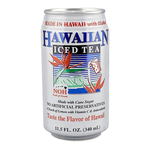 NOH Hawaiian Iced Tea Can Drinks 24/11.5oz (SOLD IN CASES ONLY)