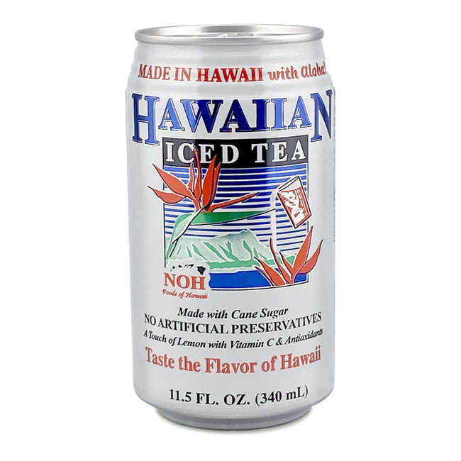 NOH Hawaiian Iced Tea Can Drinks 24/11.5oz (SOLD IN CASES ONLY)