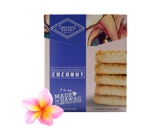 Diamond Bakery Hawaiian Shortbread Cookies 4.4 oz. - Coconut