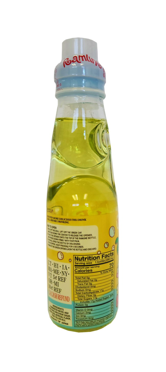Hello Kitty Ramune Soda Drink - Pineapple 6.6 oz.