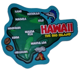 Magnet - Big Island Map Rubber