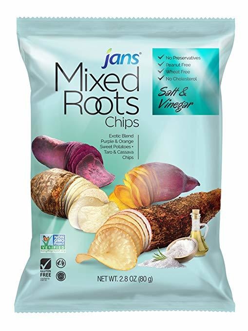 JANS Mixed Roots Chips Salt & Vinegar 2.8 oz