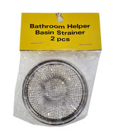 Bathroom Helper Stainless Steel Basin Strainer 2-5/8" 2pcs.