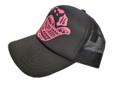 Hawaiian Headwear Tribal Shaka & Hawaiian Islands Foam Trucker Hat - Pink