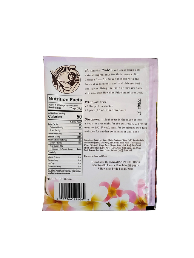Hawaiian Pride Char Siu Sauce 2.9oz