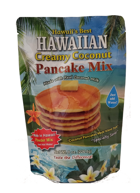 Hawaii's Best Hawaiian Creamy Coconut Pancake Mix 8oz