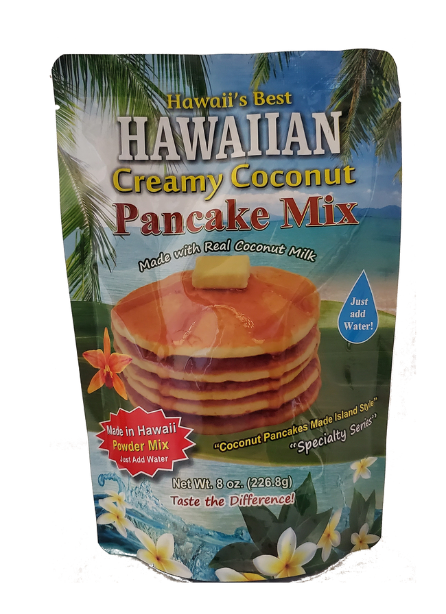 Hawaii's Best Hawaiian Creamy Coconut Pancake Mix 8oz