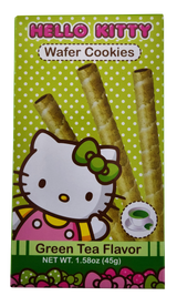 Hello Kitty Wafer Cookies Green Tea Flavor 1.76oz