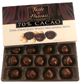 Hawaiian Sun 70% Cacao Dark Chocolate Covered Macadamia Nuts 5oz