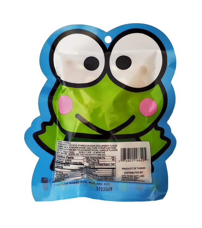 Keroppi Kawaii Honey Ball Cookies 2.12oz.