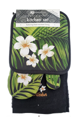 Premium Quality 3 pcs Kitchen Set - Plumeria