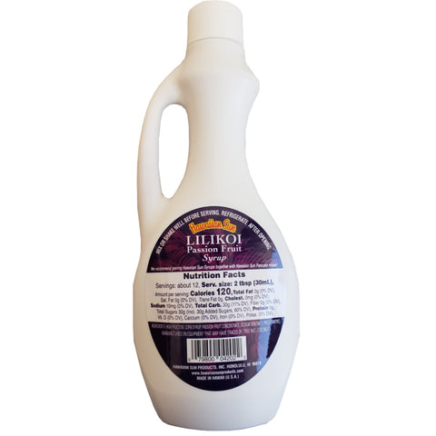 Hawaiian Sun Lilikoi Passion Fruit Syrup 12.5 oz