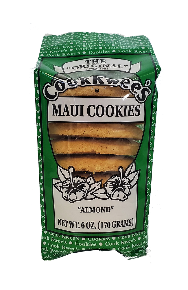 CookKwees Maui Cookies Almond 6oz.