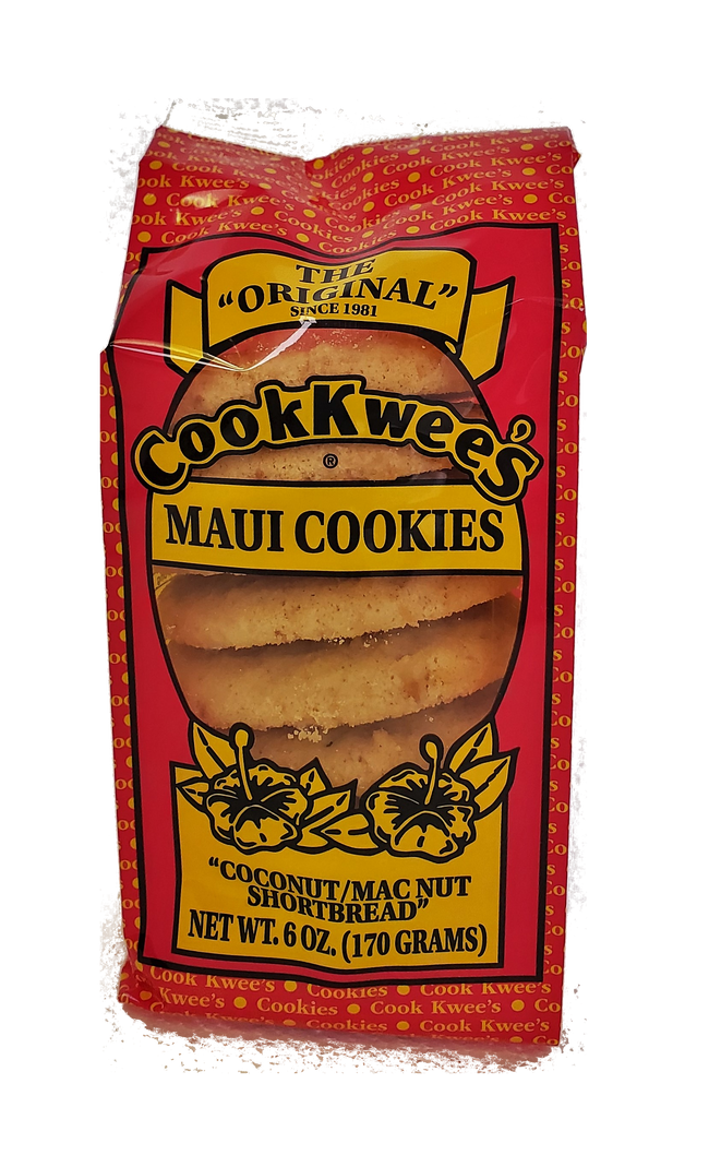 CookKwees Maui Cookies Coconut Macadamia Nut 6oz.