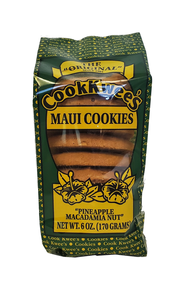 CookKwees Maui Cookies Pineapple Mac Nut 6oz.