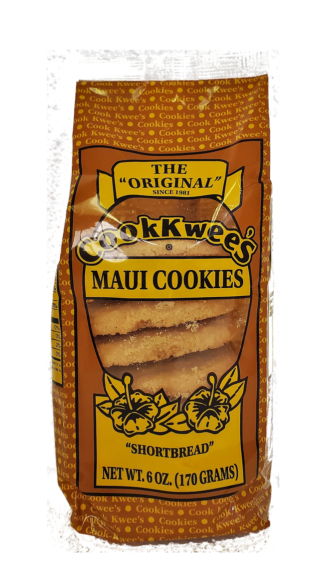 CookKwees Maui Cookies Shortbread 6oz.