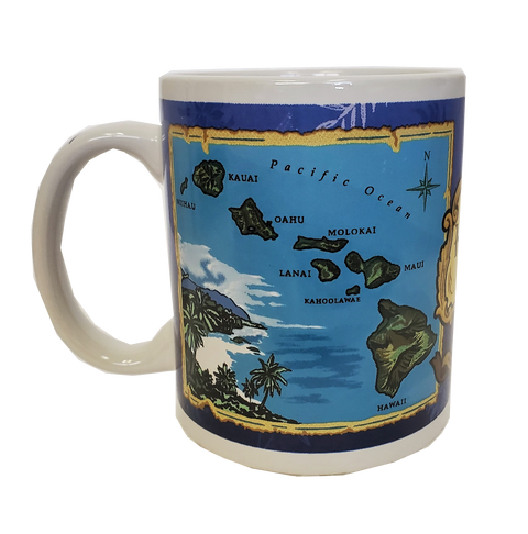 Mug - Blue Island Chain  11 oz | Comes in a Mug Box