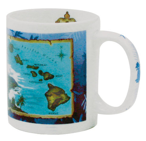 Mug - Blue Island Chain  11 oz | Comes in a Mug Box