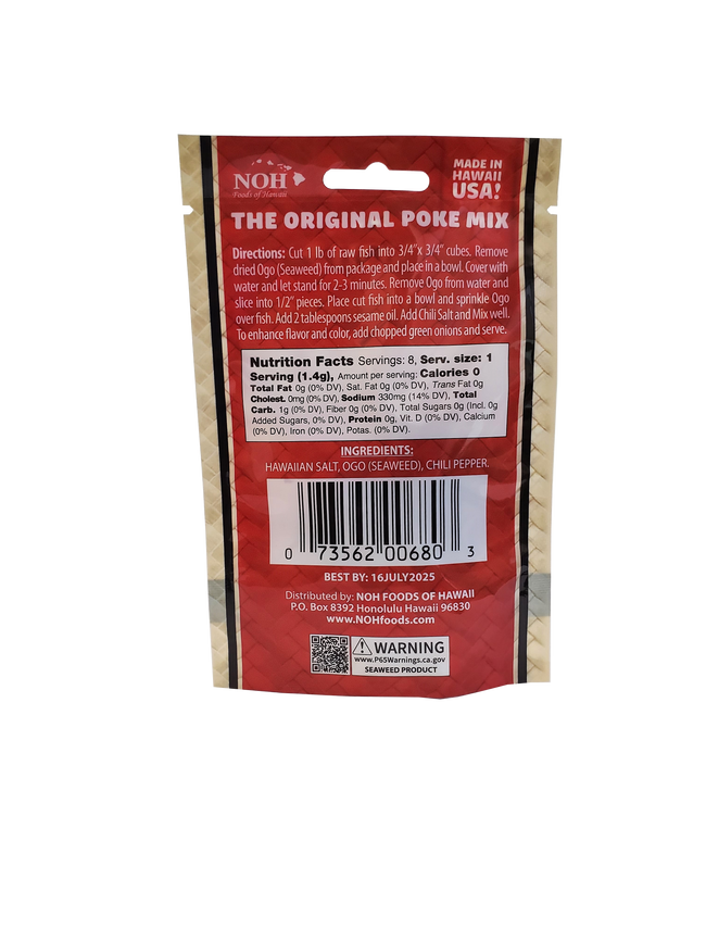 NOH Hawaiian Poke Mix .4oz