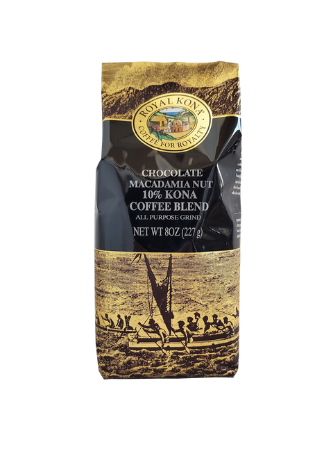 Royal Kona Coffee - Chocolate Macadamia 10% Coffee Blend 8oz