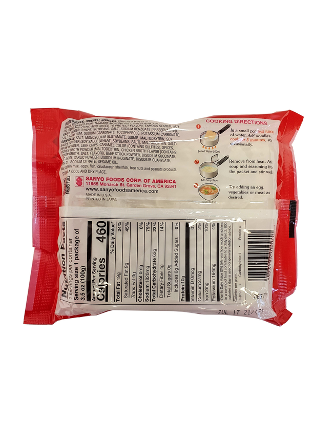 Sapporo Ichiban Original Ramen 3.5oz