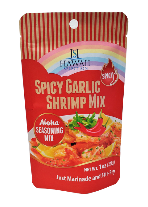 Hawaii Selection Spicy Garlic Shrimp Mix Packet 1oz