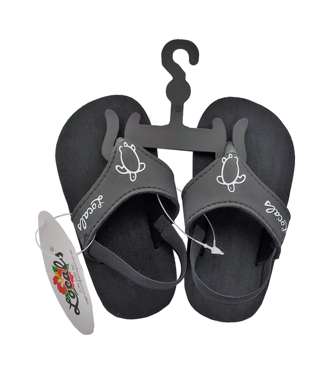 Zori Brand Baby Sandal Size 7 - Black