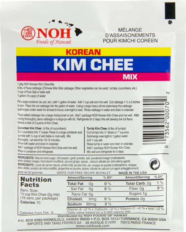 NOH Korean Kim Chee Base 1.13oz