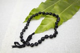 Kukui Nut Lei - Black